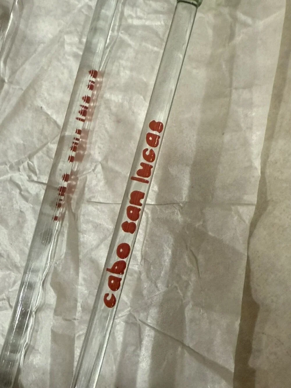 Set of 8 Vintage GLASS Cocktail Stir Sticks Barware SWIZZLE STICKS-frog Parrot..